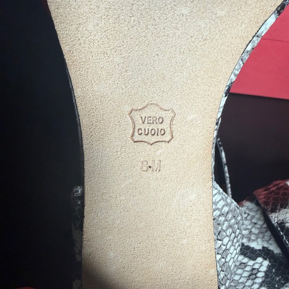 Vaneli Berk Snake Ankle Strap Sandals - Picture 4 of 7